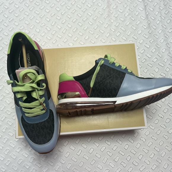 Michael Kors Black Multi Sneaker - Picture 2 of 6